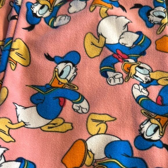 Disney Pink Donald Duck Leggings Lularoe - Picture 3 of 5